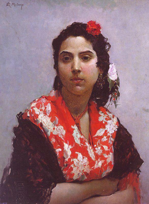   Raimundo de Madrazo y  Garreta A Gypsy China oil painting art